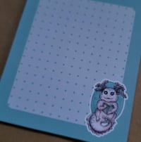 Image 4 of Mini NotePad--Reading Axolotl