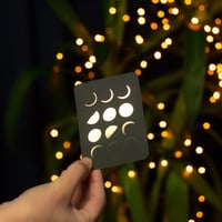 Image 3 of 2026 Gold Foil Lunar Calendar by Maria Rikteryte