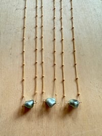 Pistachio keshi necklace