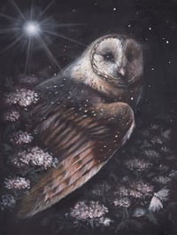 "On Moonlit Wings" Fine Art Reproduction