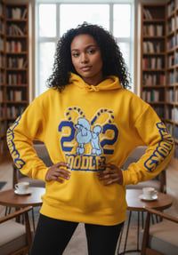 Image 4 of Pretty Poodle Chenille Hoodie  2XL & 3X