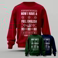Image 1 of Now I Have A Full English - Terry's Cafe Xmas Jumper