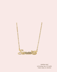 HK CUSTOM  NAME NECKLACE 