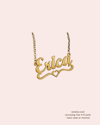 Signature custom name necklace 