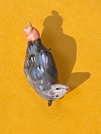 Image 1 of Clay Hanging Possum Pin