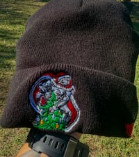 Image 1 of “SILENT KNIGHT” BLACK BEANIES! 4 ONLY MADE!
