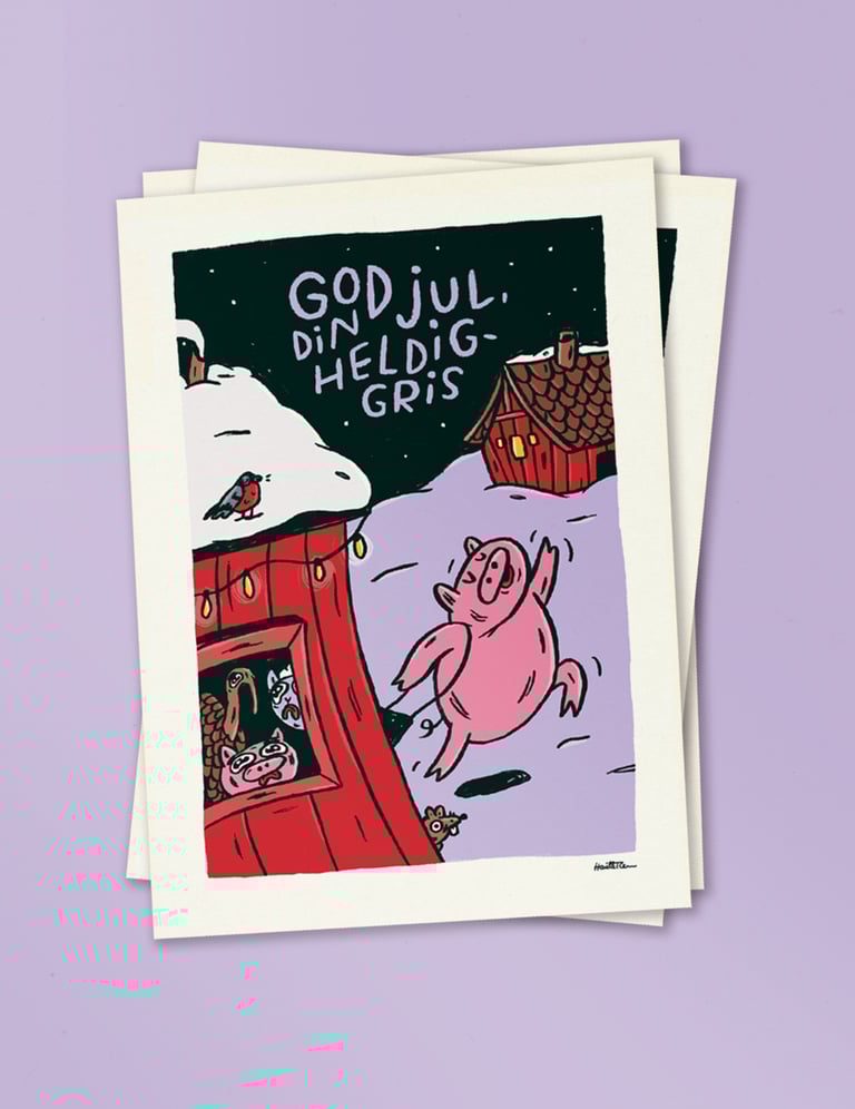 Julekort fra Ordenes gyselige jul  Image 2