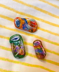 Image 1 of Sparkling Water Clay Pin