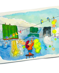 Image 3 of A5 - Étendre les étoiles - Illustration originale