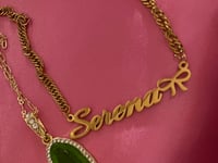CUSTOM RIBBON NAME NECKLACE 