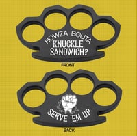 Knuckle Sandwich Paper Weight 