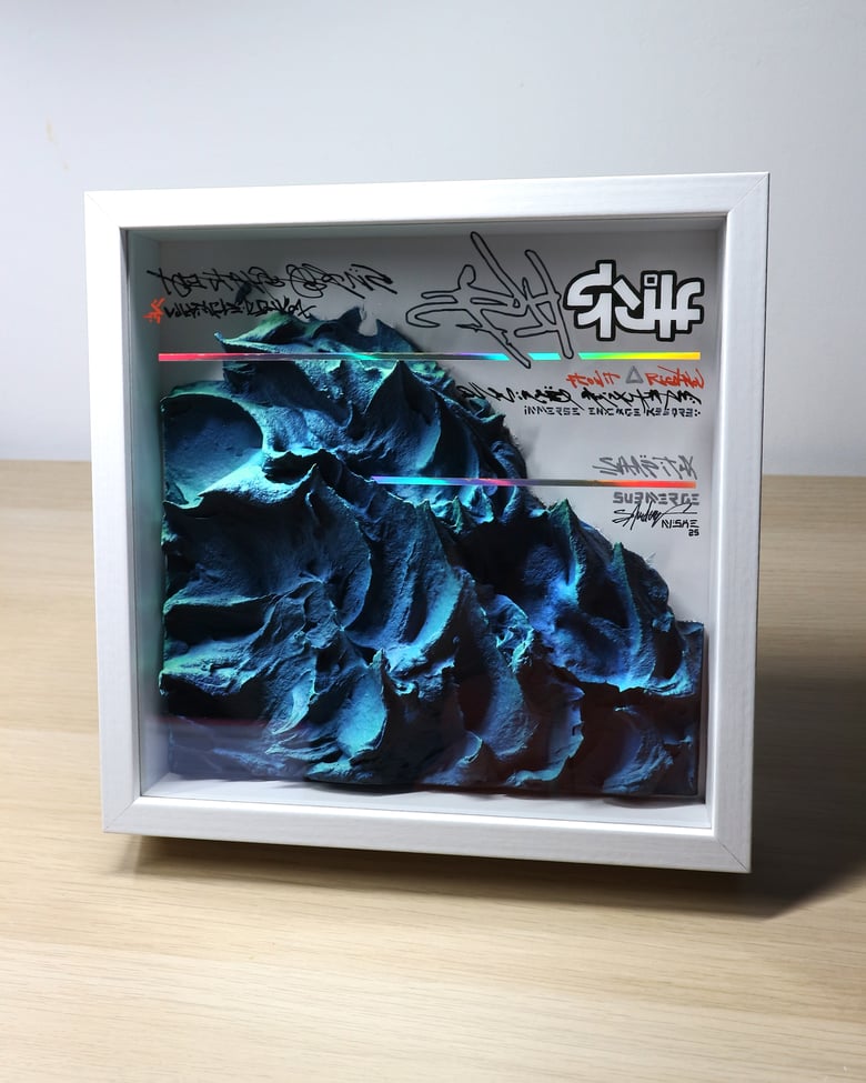 Image of "ENGULF" - 3D framed Original painting
