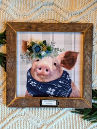 Image 1 of Festive Pig Portrait