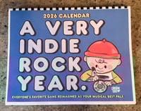 Image 1 of A Very Indie Rock Year. 2026 Calendar - Preorder