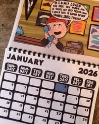 Image 2 of A Very Indie Rock Year. 2026 Calendar - Preorder