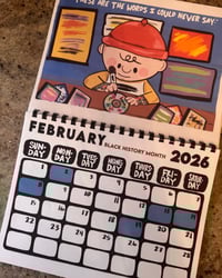 Image 3 of A Very Indie Rock Year. 2026 Calendar - Preorder