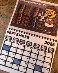 Image 12 of A Very Indie Rock Year. 2026 Calendar - Preorder