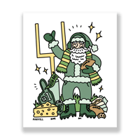 GREEN BAY FOOTBALL SANTA
