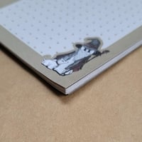 Image 5 of Mini NotePad--Swoopy Ghost in Wizard Costume
