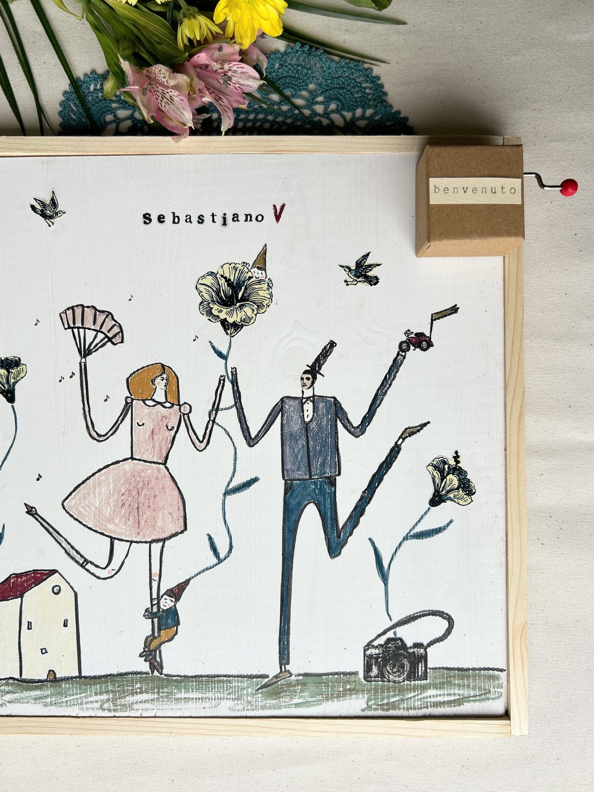 QUADRI CARILLON PERSONALIZZATI SU LEGNO - AMICIZIA/NASCITA/ COMPLEANNO/LOVE