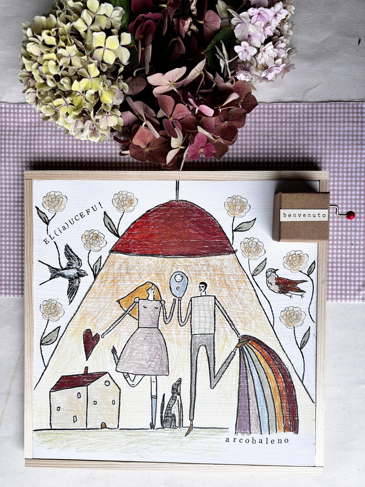 QUADRI CARILLON PERSONALIZZATI SU LEGNO - AMICIZIA/NASCITA/ COMPLEANNO/LOVE