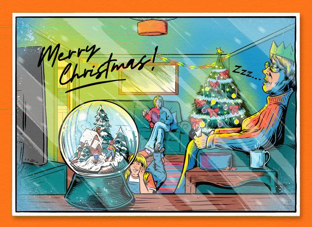 Image of Pack of 5 Christmas Cards 