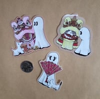 Image 2 of Vinyl Stickers--Swoopy Ghost With Chinese Lions