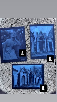 Image 1 of Père Lachaise Cemetery Risograph