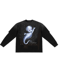 Image 2 of Layered Longsleeve casper tee
