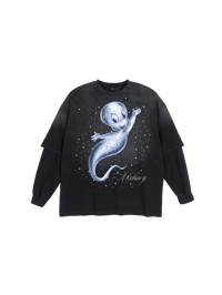 Image 1 of Layered Longsleeve casper tee