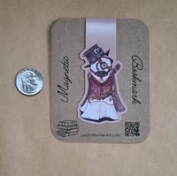 Image 3 of Magnetic Bookmark--Swoopy Ghost in Steampunk Costume