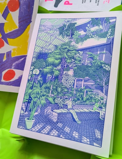 Image of Barbican  Conservatory Mini Print