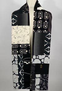 Image 1 of Black and White Party Scarf