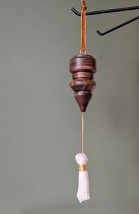 Image 1 of Turned Ornament - Mixed Walnut 08