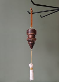 Image 2 of Turned Ornament - Mixed Walnut 08