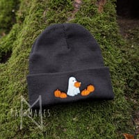 Image 1 of Ghostie Beanie Hat 