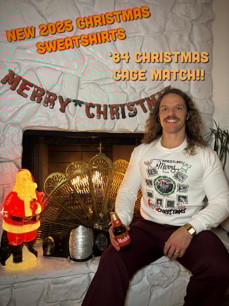 Image of Northwest Wrestling Christmas sweatshirt '84