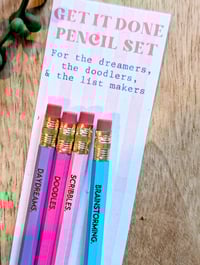 Image 4 of Set of 6 Engraved Pencils