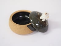 Image 2 of White Bunny Jar 