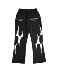 Image 1 of Jesus is Lord Baggy Sweats Black