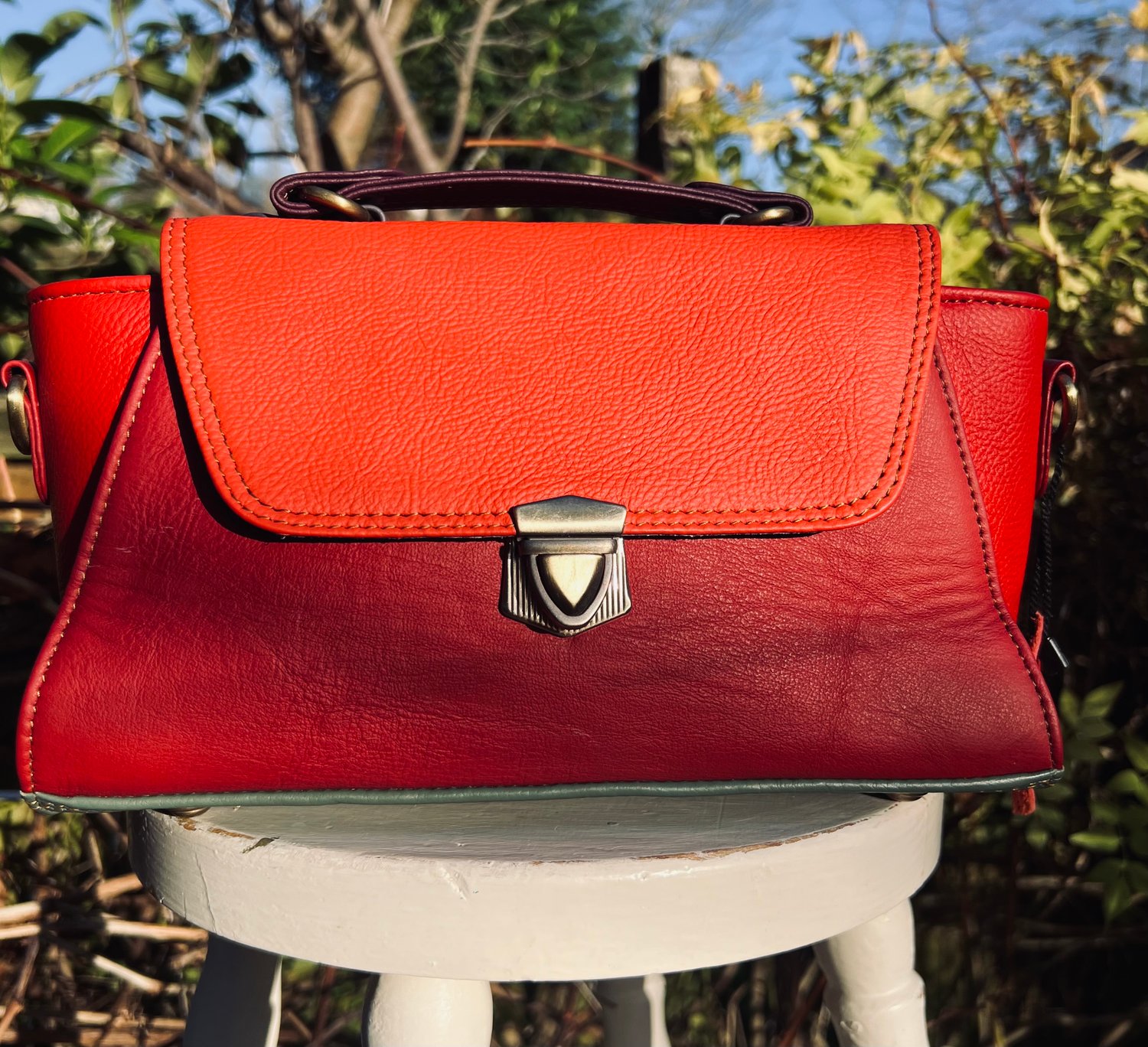 Image of Copy of Top Handle Triangle Bag #22E