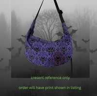 Image 3 of Halloween Town Canvas Boston, mini tote, or Cresent 