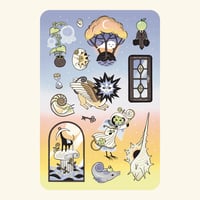 Vinyl Sticker Set: Sunset Dream