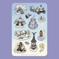 Vinyl Sticker Set: Cloud Kingdom