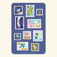 Vinyl Sticker Set: Interplanetary Post