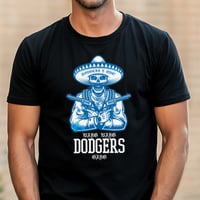 Image 2 of Dodgers Skull T-shirt