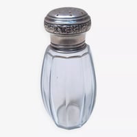 Image 1 of Saupoudreuse en cristal et argent