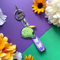 Image 1 of Green Slime Acrylic Charm with Lanyard