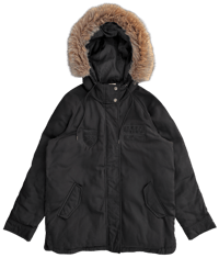 Image 1 of NL4E Patch Fur Hood Parka - M
