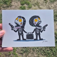 Image 1 of Pulp Fiction Calaveras Original Artwork